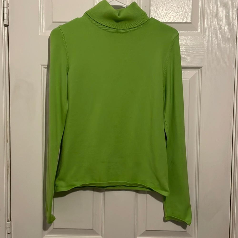 Forever 21- lime green long sleeve. Size: Large